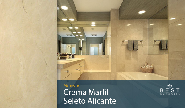 Mármore Crema Marfil Seleto Alicante